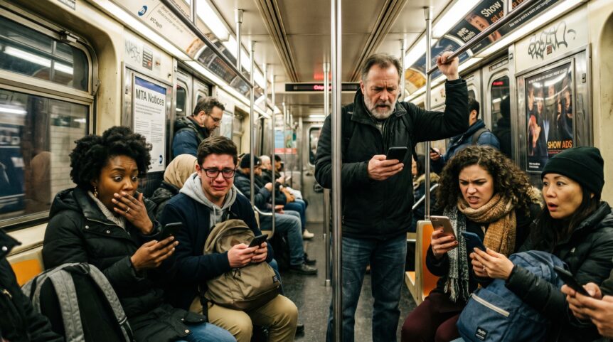 Vertical Micro Dramas the Subway