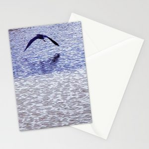 Seagull Over Ocean Tony Collection Cards by Tery-Spataro