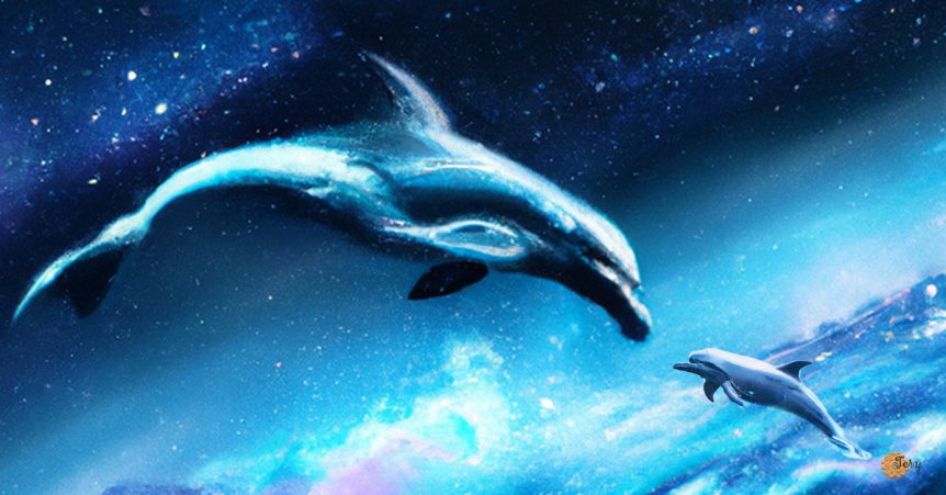 Space Dolphins by Tery